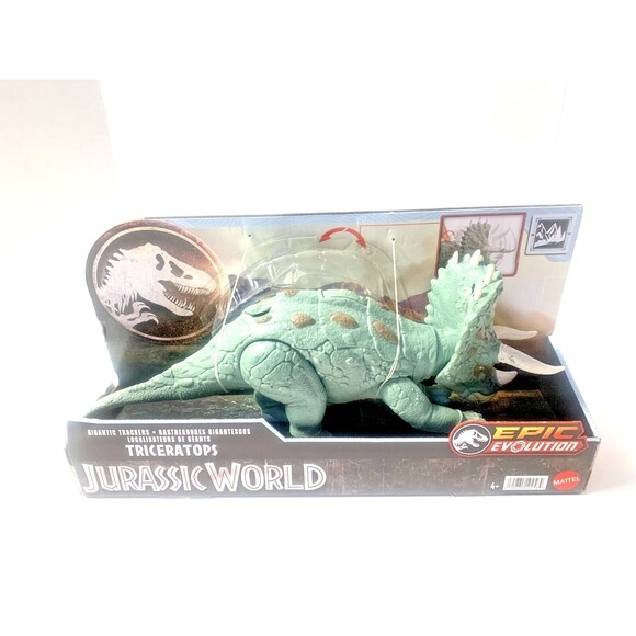 Jurassic World Triceratops Epic evolution Dinosaur Figure New - Picture 2 of 3